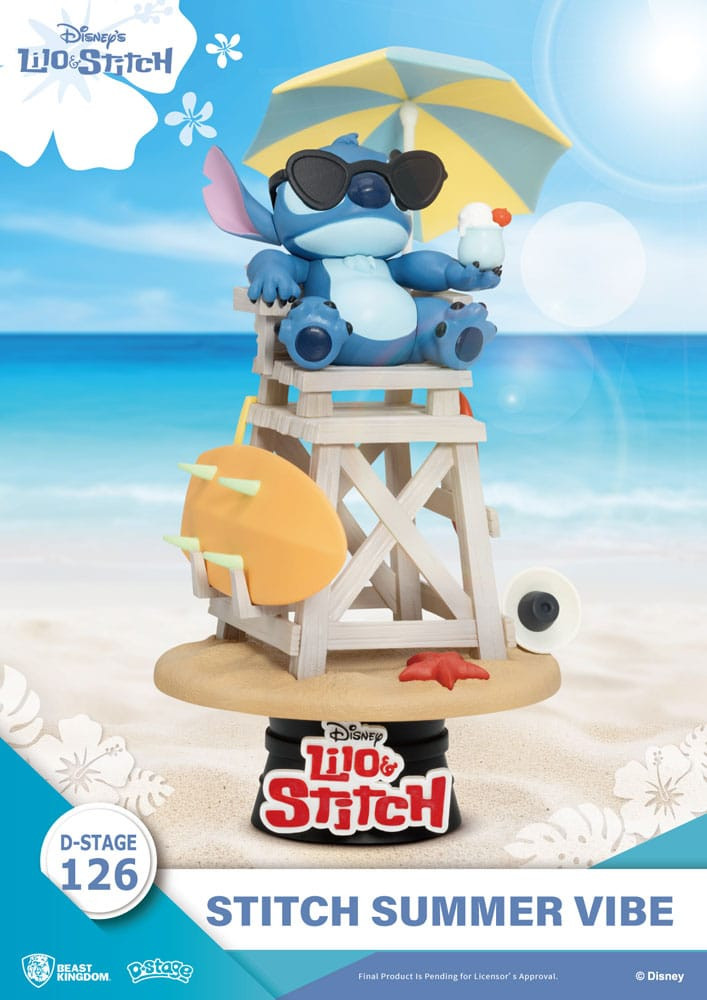 Figura Stitch Y Rana Lilo & Stitch Disney Master Craft Beast Kingdom