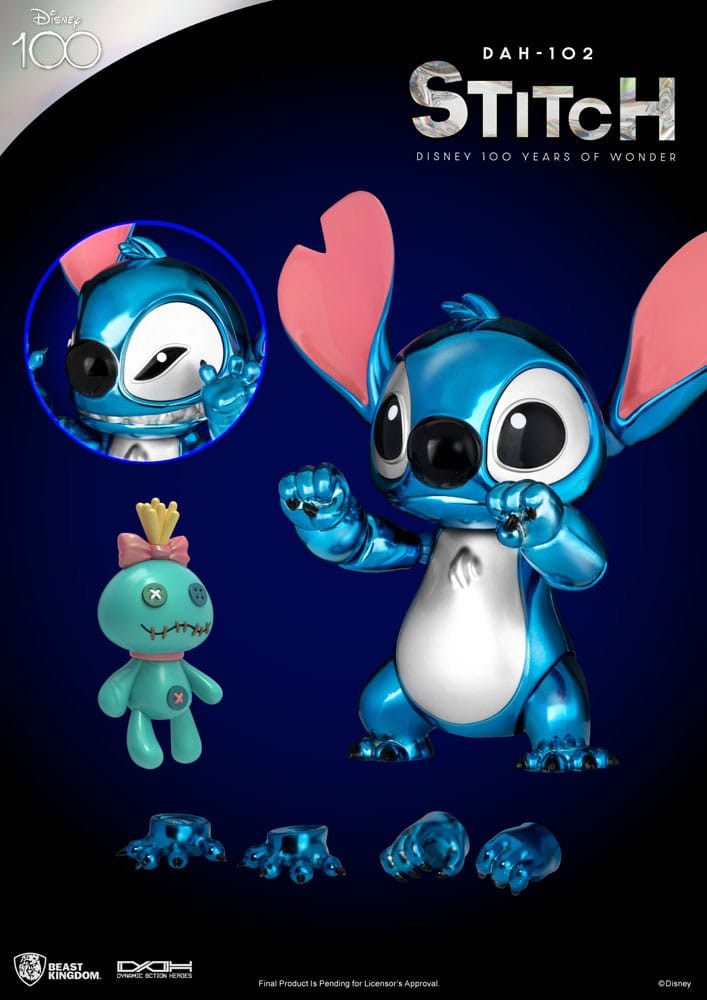 Stitch Disney 100 Years Of Wonder - Dynamic Action Heroes