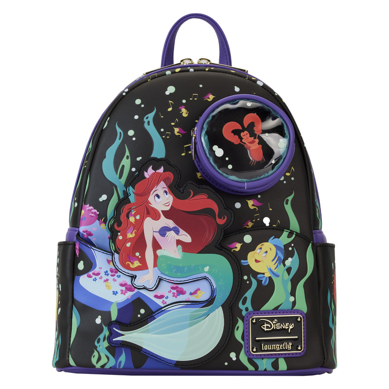 MINI MOCHILA La Sirenita 35 Aniversario La vida son las Burbujas - DISNEY LOUNGEFLY