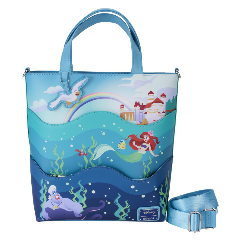 Bolsa Tote La Sirenita 35 Aniversario Life is the Bubbles - DISNEY LOUNGEFLY