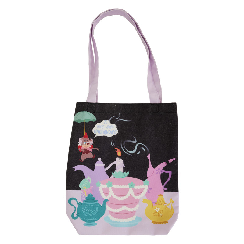 Bolsa Tote Alicia en el País de las Maravillas Anticumpleaños - DISNEY LOUNGEFLY