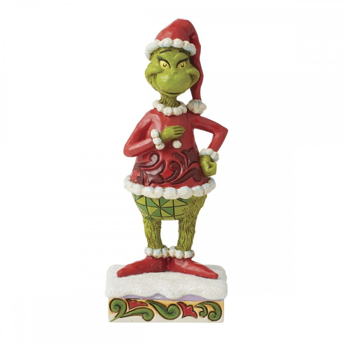 GRINCH FELIZ PERSONALITY POSE - JIM SHORE GRINCH