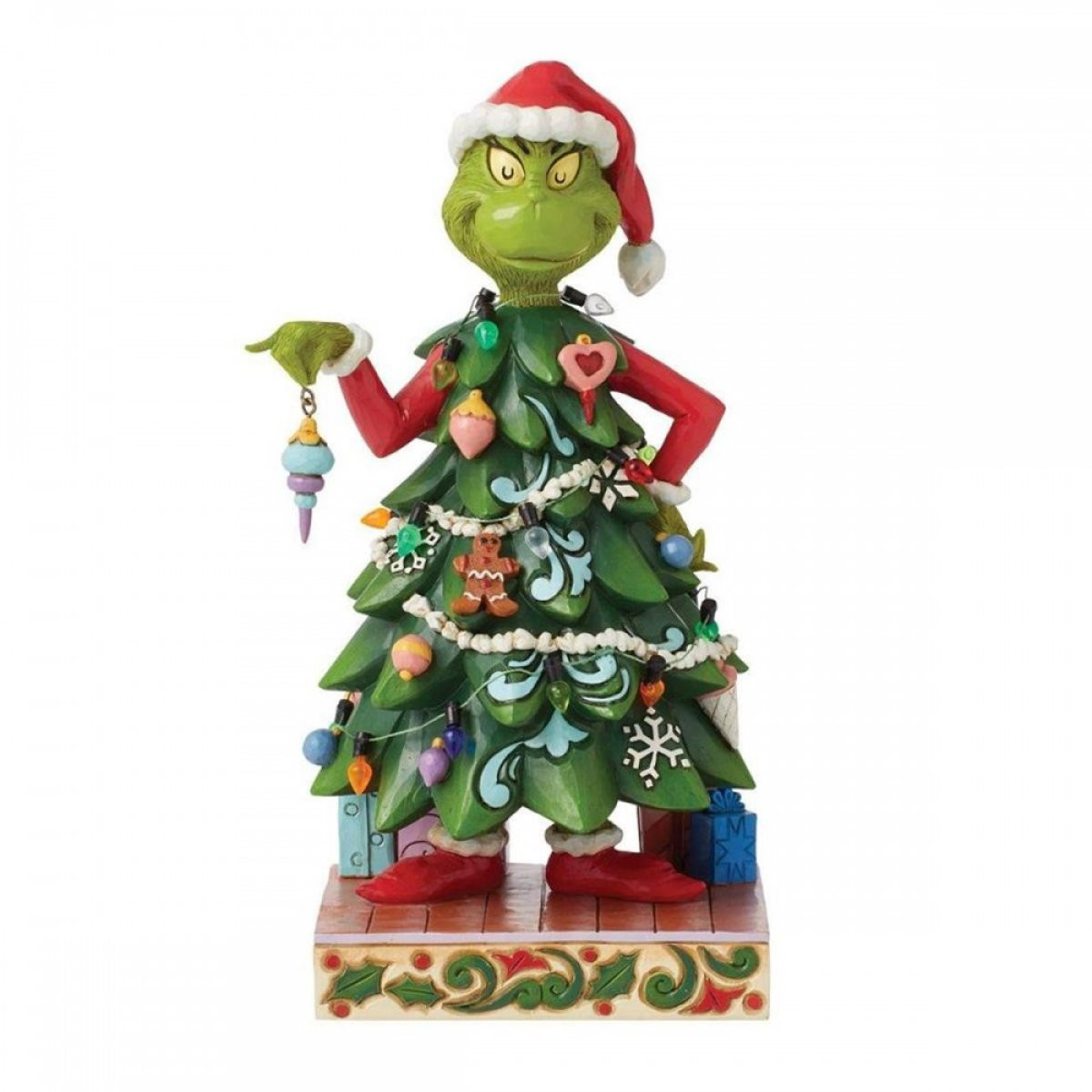 GRINCH COMO SANTA - JIM SHORE GRINCH