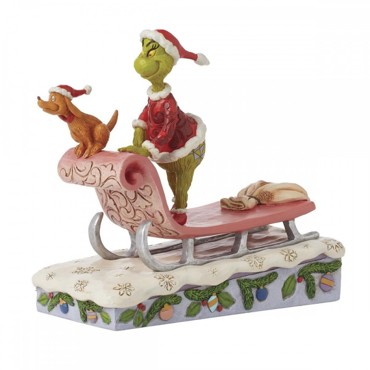 GRINCH Y MAX EN TRINEO - JIM SHORE GRINCH