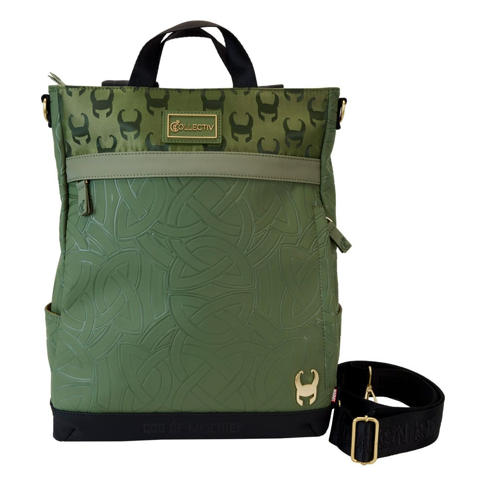 MOCHILAS CONVERTIBLE BOLSA TOTE LOKI CREATIVE - MARVEL LOUNGEFLY