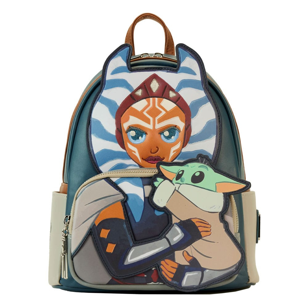 Mini Mochila Ahsoka Holding Grogu - Star Wars Loungefly