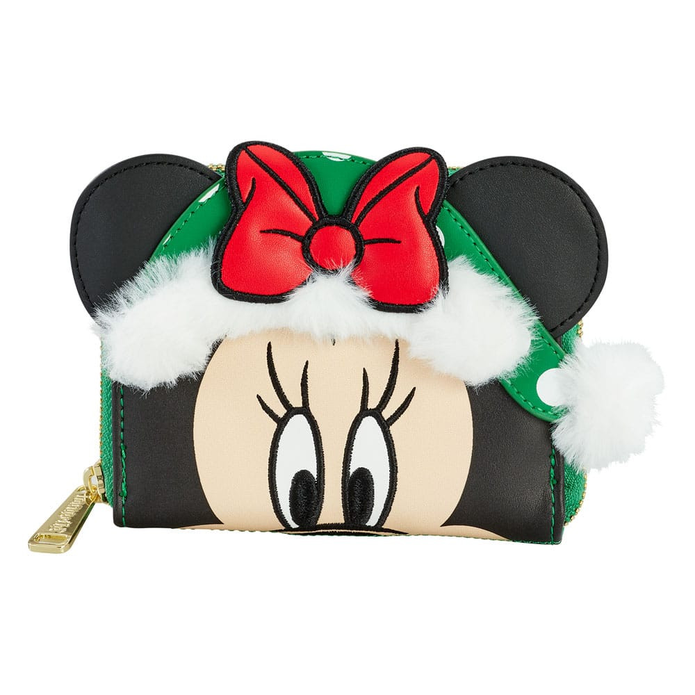 Cartera Minnie Mouse Lunares Navidad - Disney Loungefly