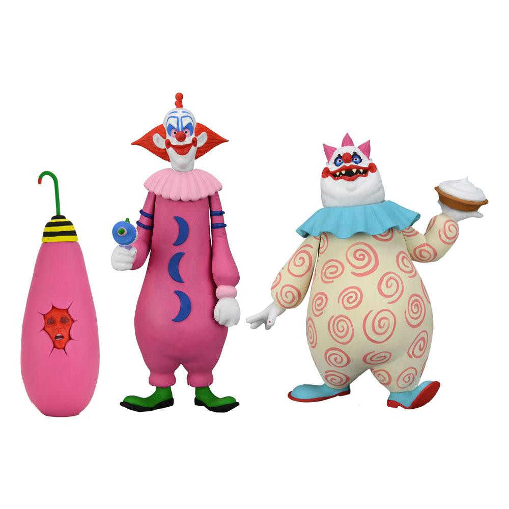 Killer Klowns from Outer Space pack 2 Figura Toony Terrors Slim & Chubby 15 cm