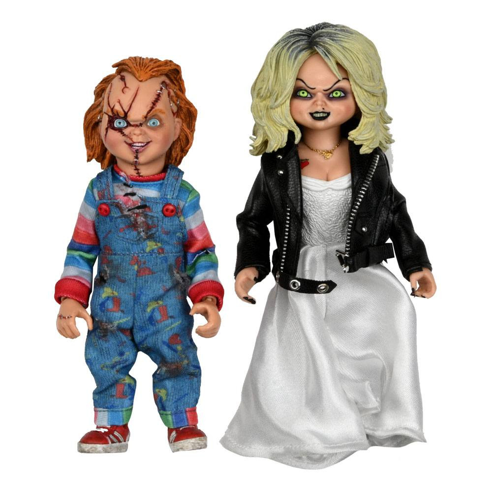 La Novia de Chucky pack 2 Figura Chucky & Tiffany vestidos 14 cm