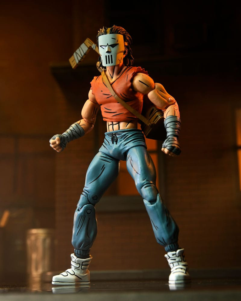 Tortugas Ninja (Mirage Comics) Figura Casey Jones con camisa roja 18 cm