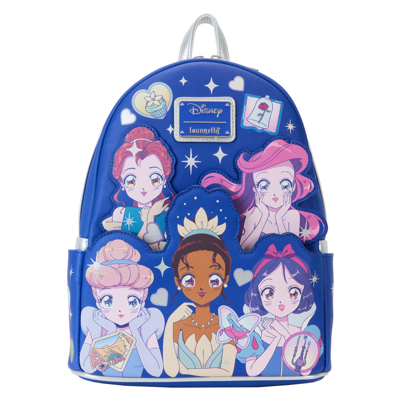 MINI MOCHILA Princesas Disney Estilo Manga - DISNEY LOUNGEFLY