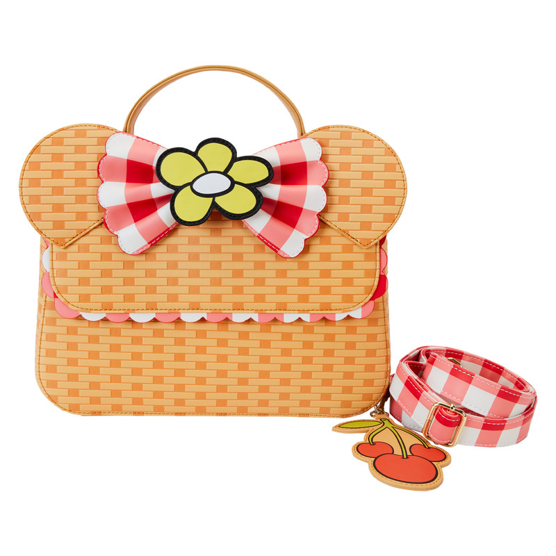 Bolso Bandolera Cesta Picnic Mickey & Amigos - DISNEY LOUNGEFLY