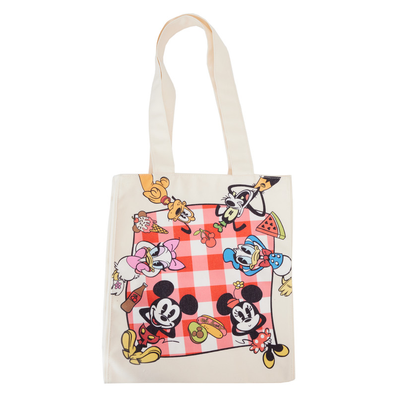 Bolsa Tote Mickey & Amigos Manta Picnic - DISNEY LOUNGEFLY