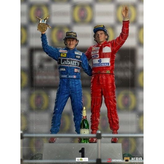 ALAN PROST AYRTON SENNA ART SCALE DELUXE - DERNIER PODIUM