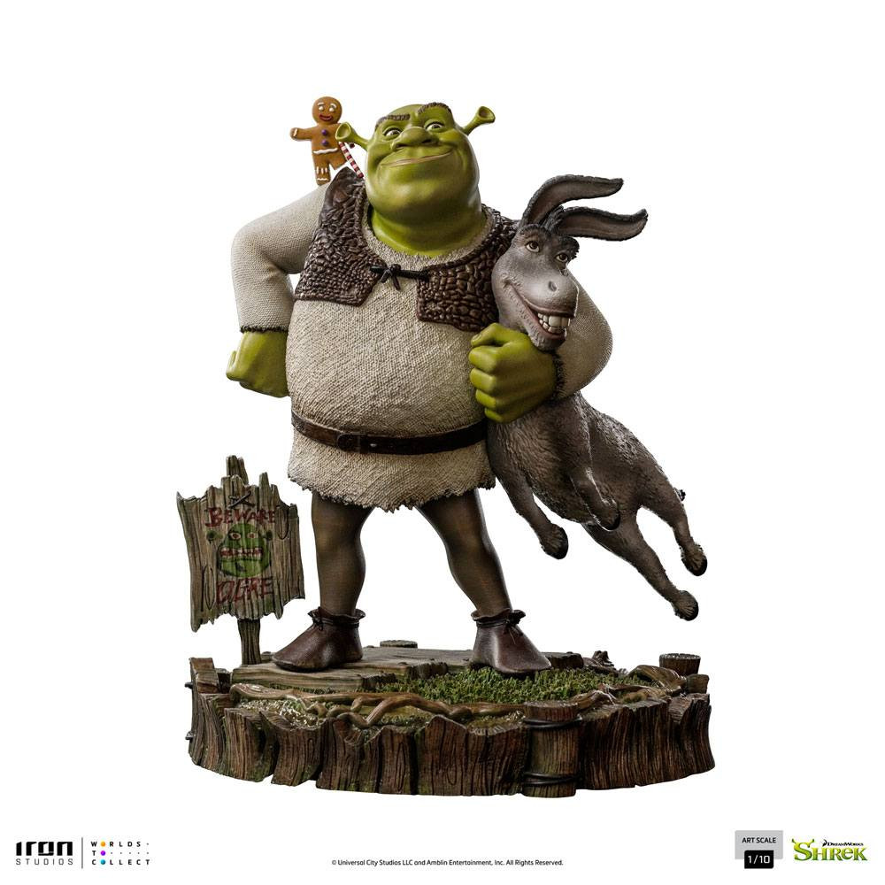 Shrek, el burro y el hombre de jengibre Deluxe Art Scale - Dreamworks