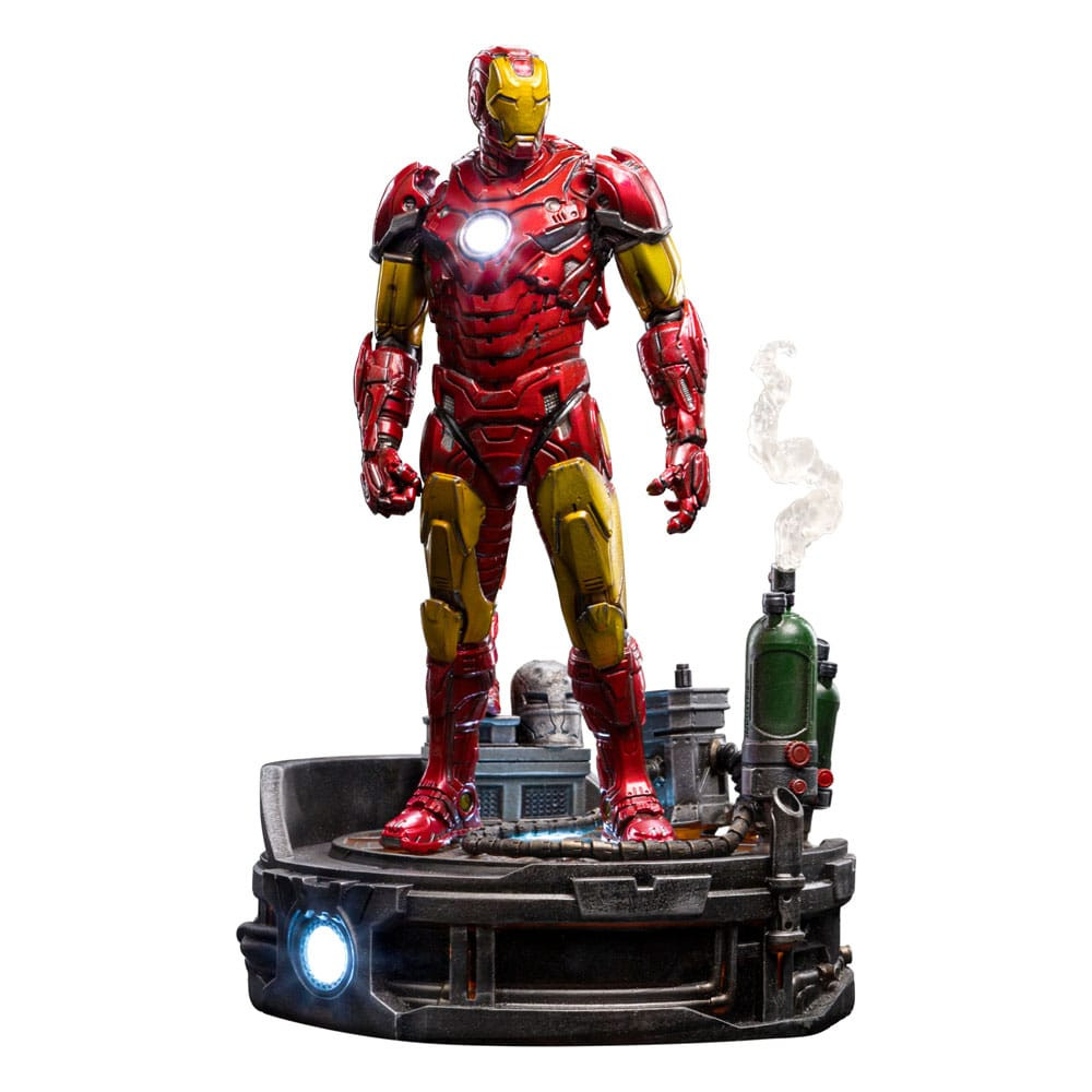 IRON MAN UNLEASHED ART SCALE DELUXE - MARVEL