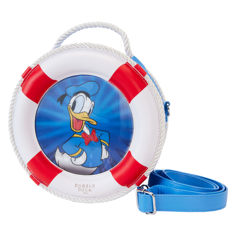 Bolso Bandolera Lenticular 90 Aniversario Donald Pato - DISNEY LOUNGEFLY