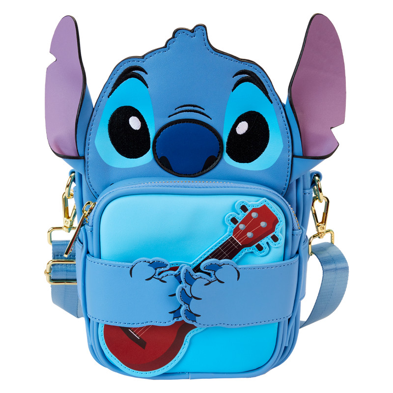 Bolso Bandolera para cosplay Stitch Camping Cuties Crossbuddies® con monedero - DISNEY LOUNGEFLY