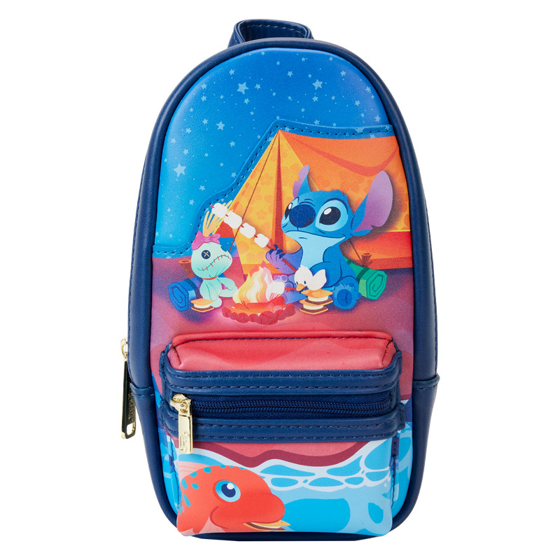 Estuche Mini Mochila Stitch Camping Cuties - DISNEY LOUNGEFLY