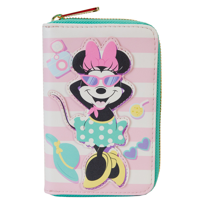 Cartera junto a la piscina estilo vacacional de Minnie Mouse - DISNEY LOUNGEFLY