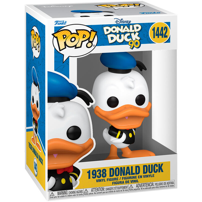 ¡FUNKO POP! 1442 Donald - Disney 90 Aniversario Donald Pato 1938