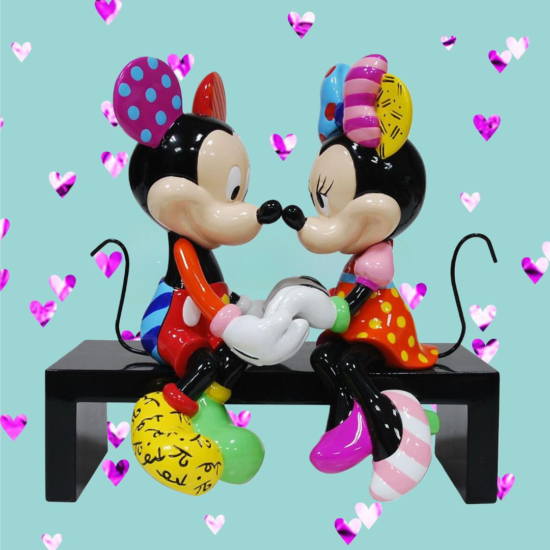 Mickey y Minnie Amor - Disney Britto