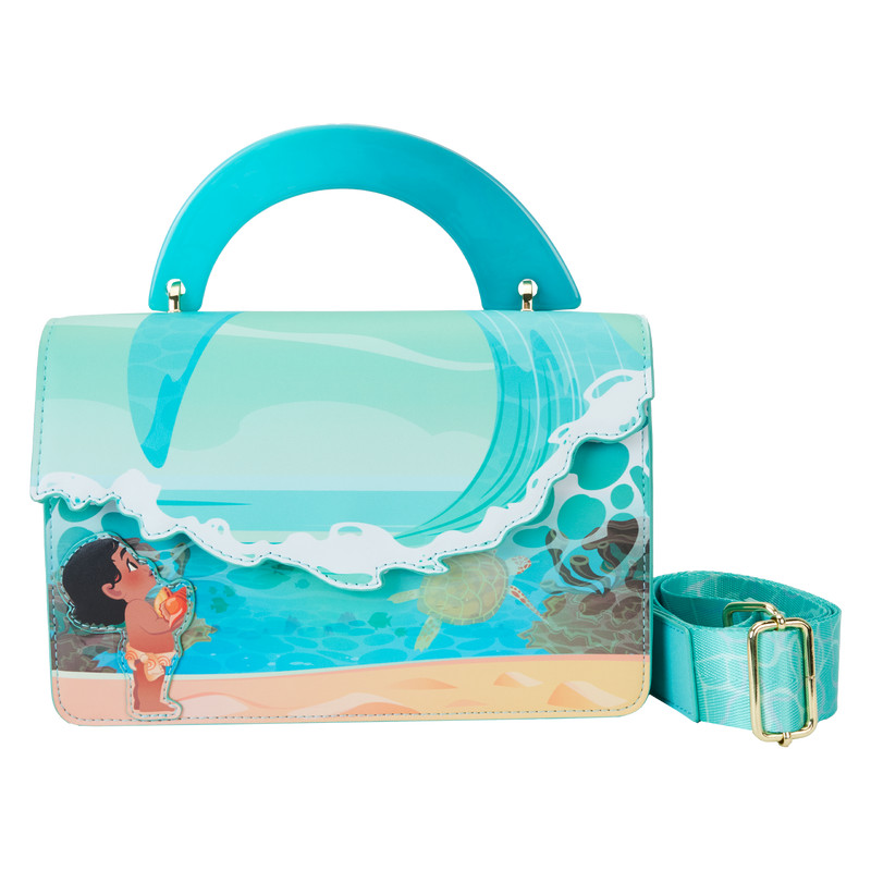 bolso bandolera Moana joven en olas del mar - DISNEY LOUNGEFLY