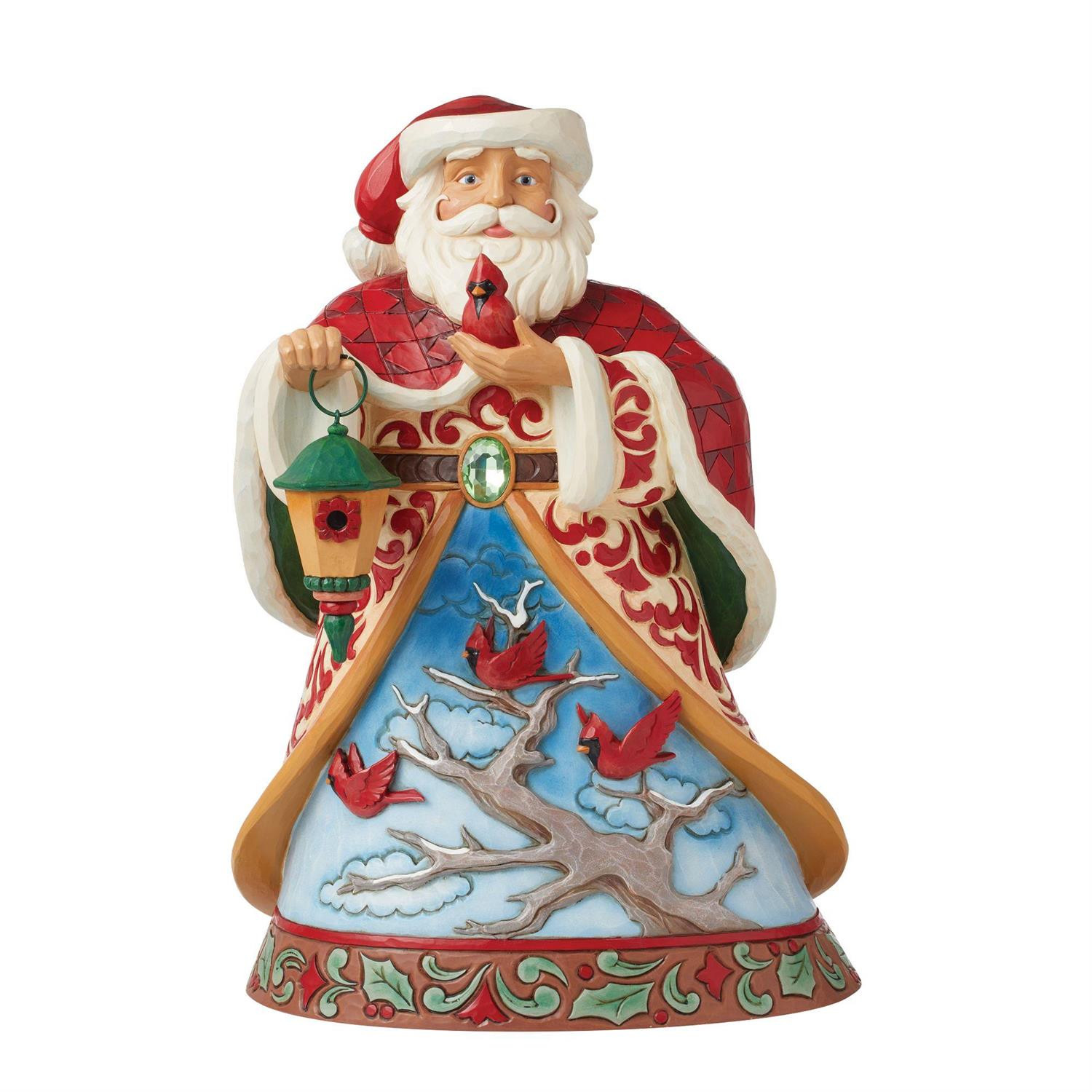 Figura de Papá Noel de lujo, edición de coleccionista: JIM SHORE HEARTWOOD CREEK