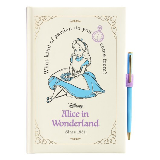 CUADERNO PREMIUM A5 CON BOLIGRAFO - DISNEY ALICIA EN EL PAÍS DE LAS MARAVILLAS