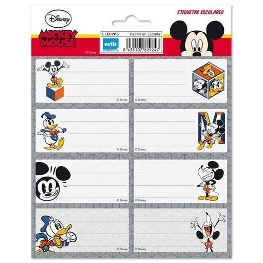 ETIQUETAS AUTOADHESIVAS - DISNEY MICKEY