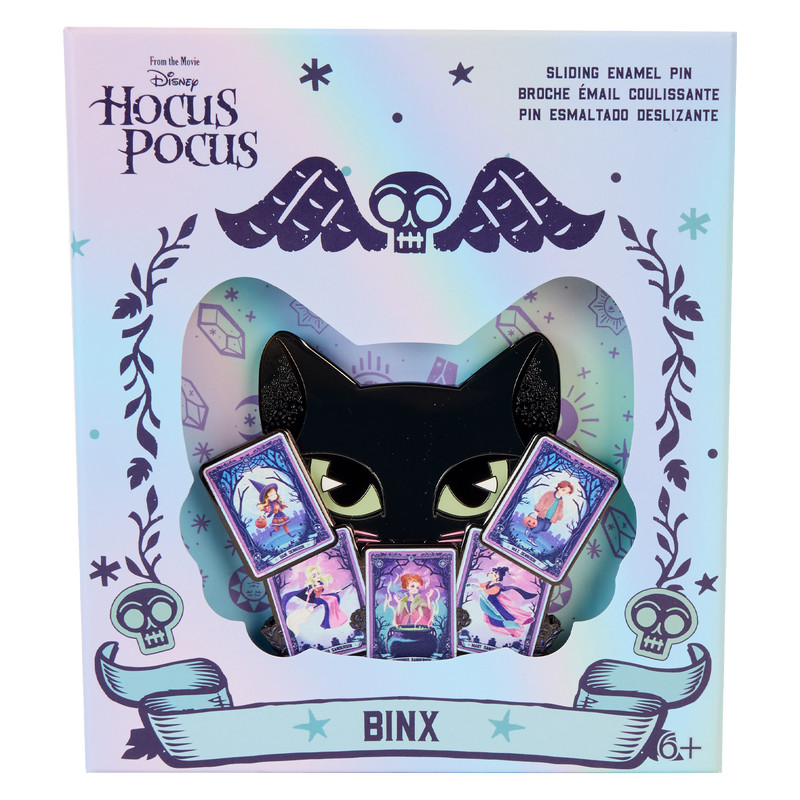 Pin’s Binx en el resplandor de las cartas del tarot Hocus Pocus caja coleccionista - DISNEY LOUNGEFLY