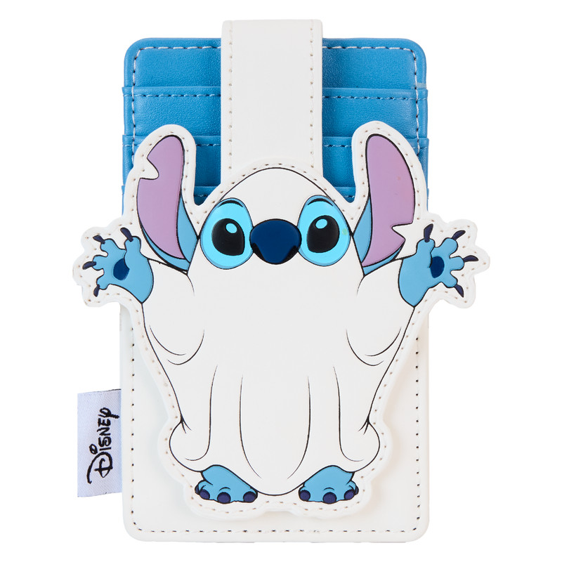 Portatarjetas luminoso con disfraz de fantasma de Stitch - Disney Loungefly