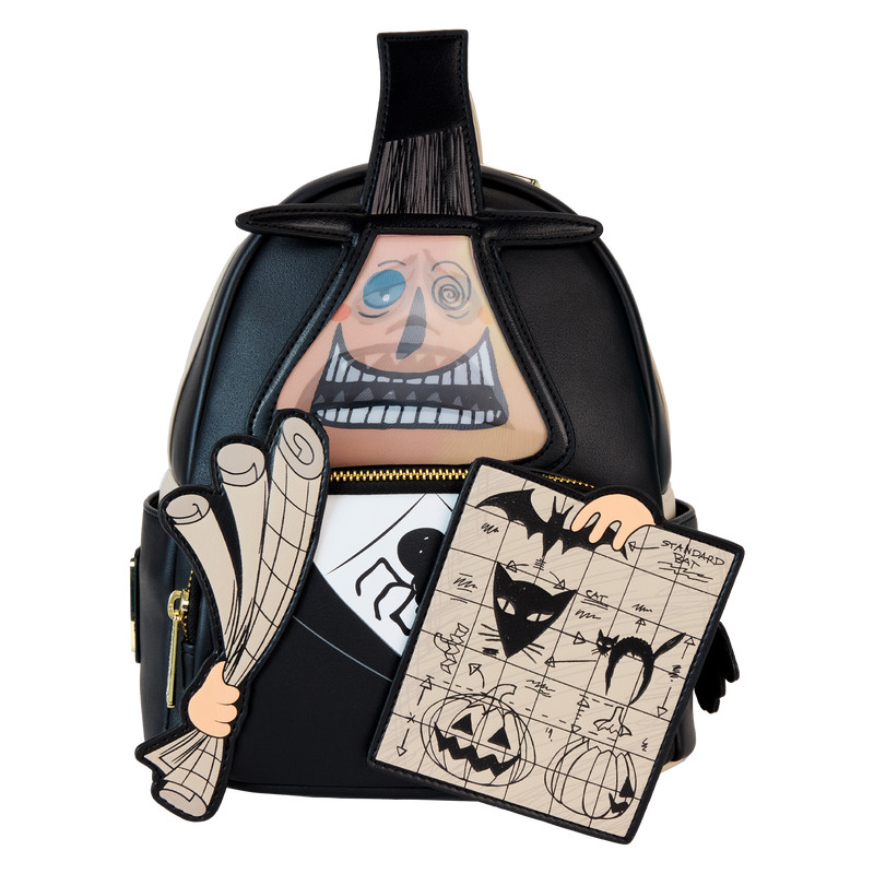 Mini Mochila de Nightmare Before Christmas con el alcalde con planes para cosplay - DISNEY LOUNGEFLY