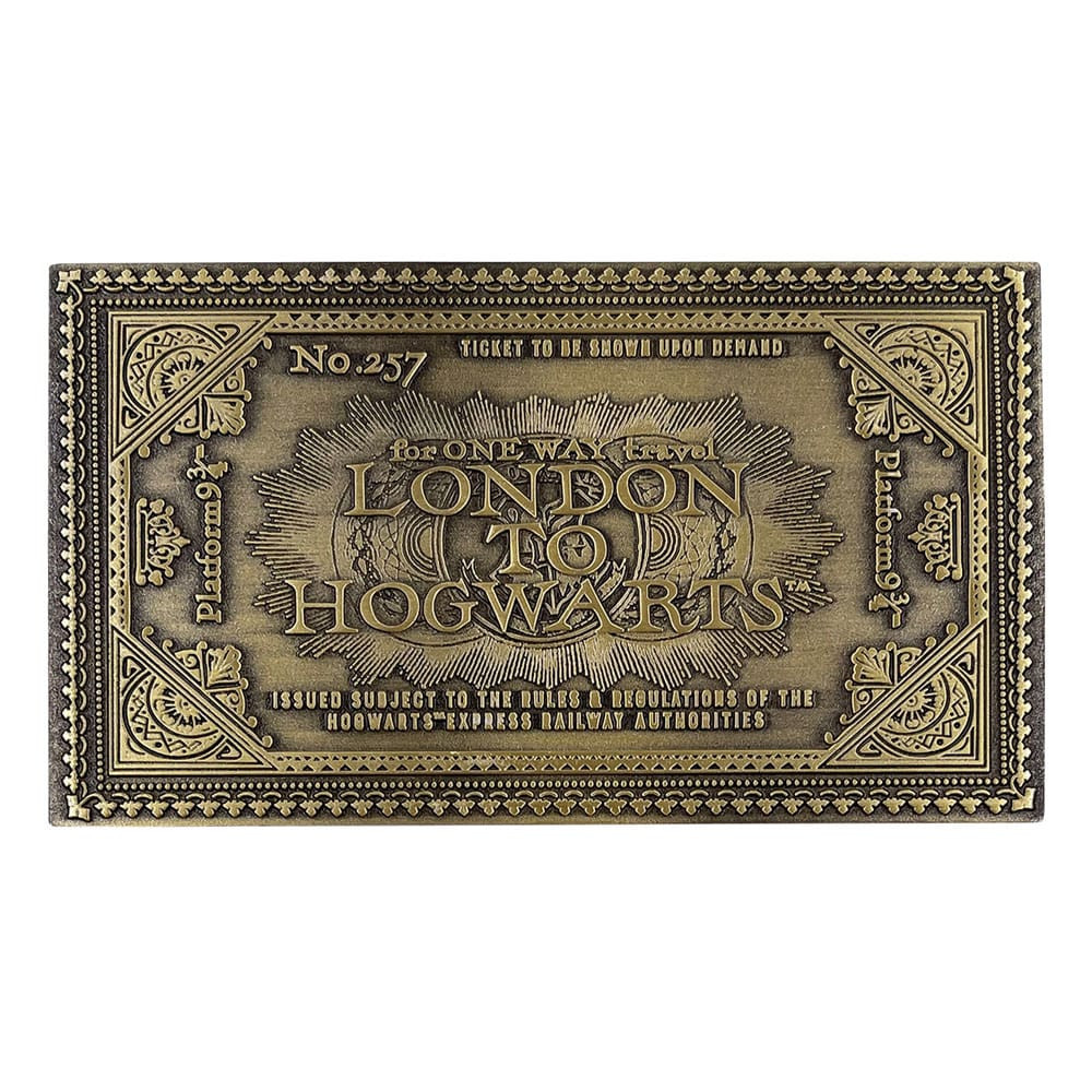 Billete de tren de Hogwarts edición limitada - Harry Potter