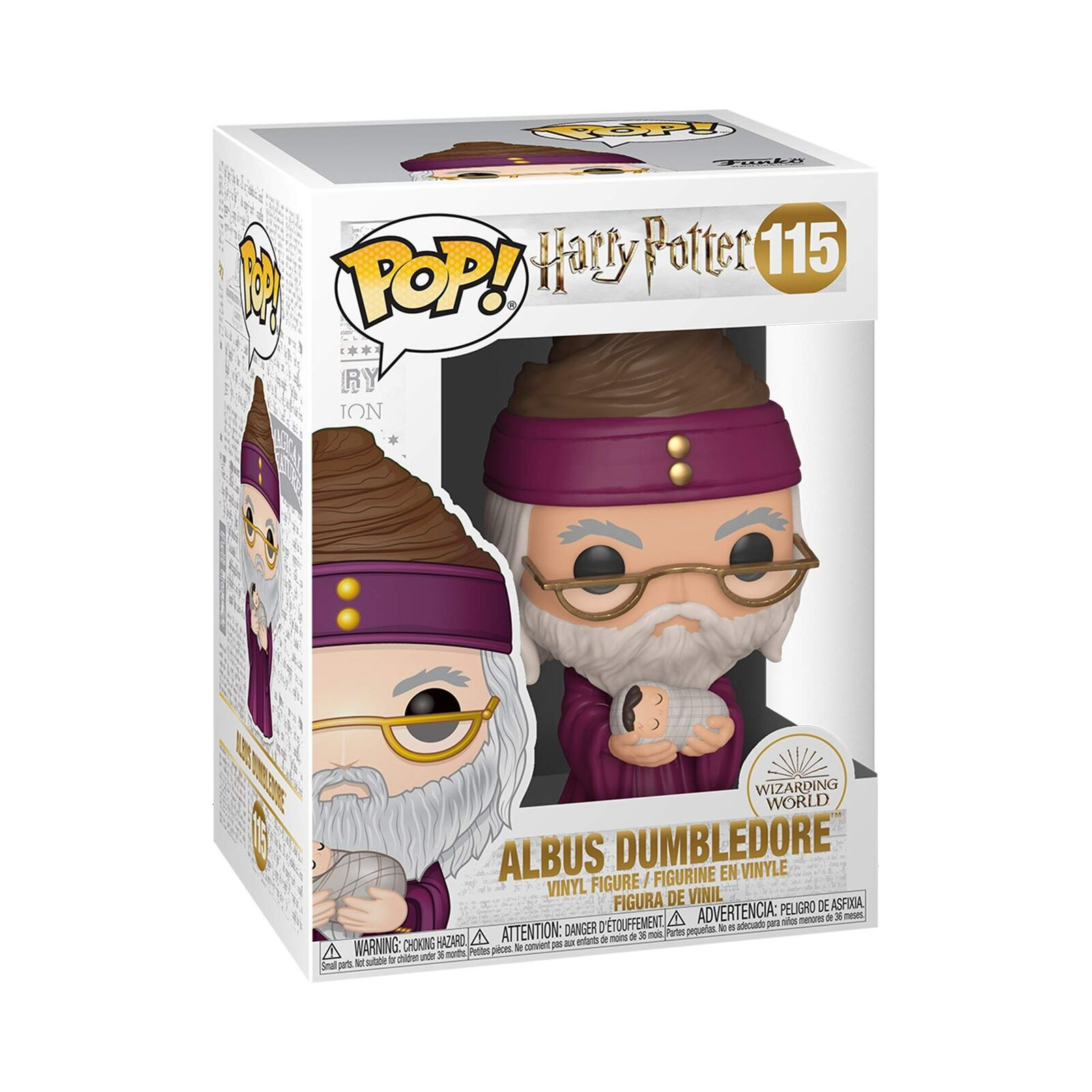 FUNKO POP! 115 Dumbledore con bebé Harry - Harry Potter