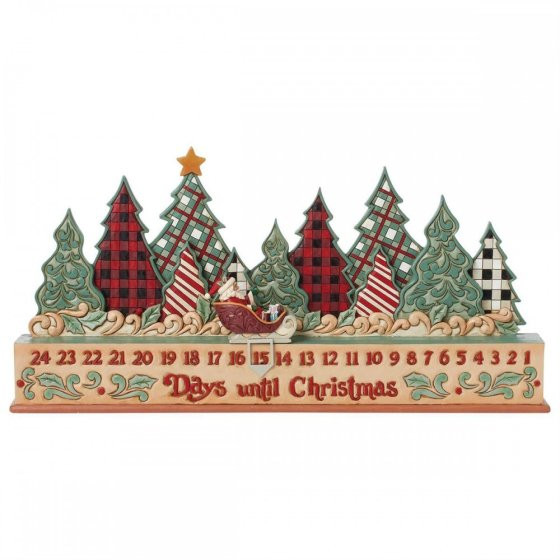 Figura calendario cuenta regresiva Navidad - JIM SHORE HEARTWOOD CREEK