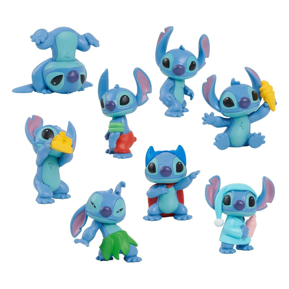 Pack 8 figuras Stitch - Disney Lilo & Stitch