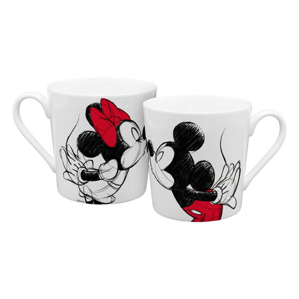 Taza Mickey Kiss Sketch - Disney Mickey & Minnie