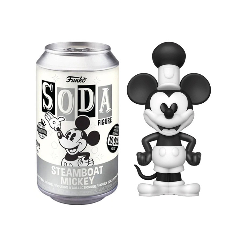 vinilo soda Steamboat Willie - Disney Mickey