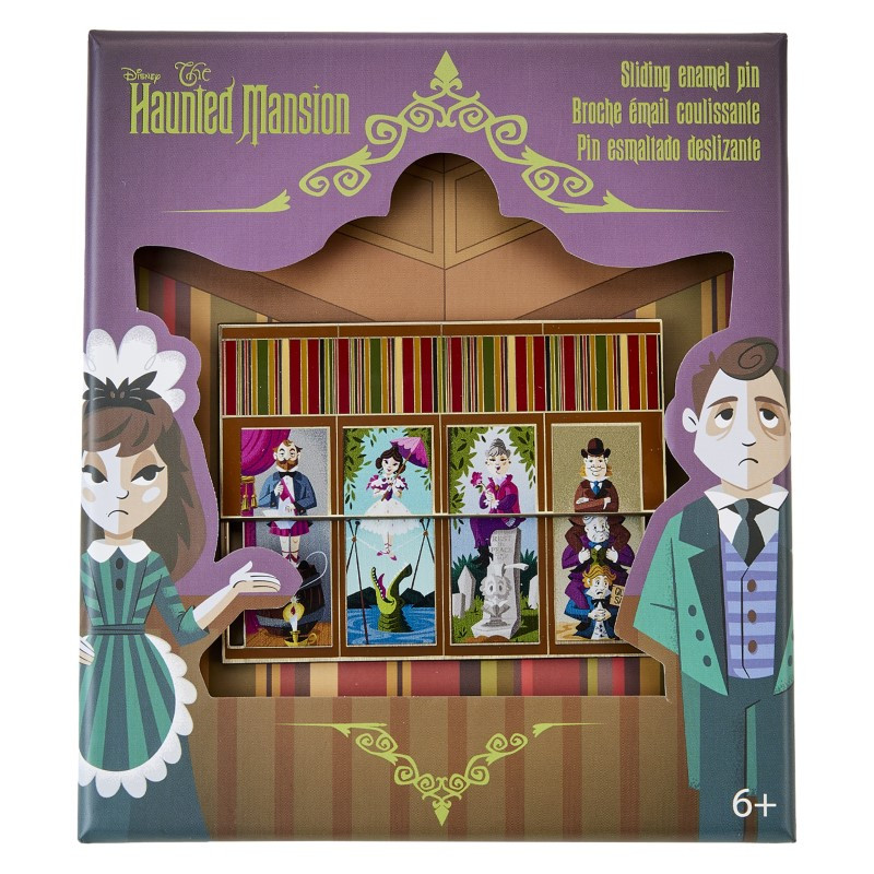 Pin caja de colección retratos deslizantes - DISNEY LOUNGEFLY Haunted Mansion