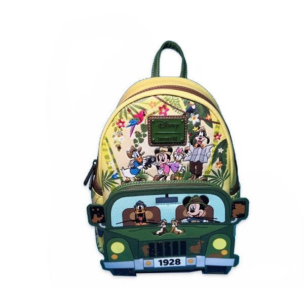 Mini mochilas exclusiva Mickey & Amigos jungle expedition - DISNEY LOUNGEFLY