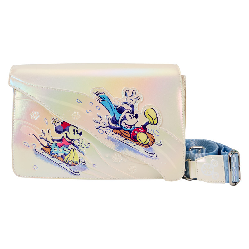 Bolso Bandolera Mickey & Amigos Winter Wonderland - DISNEY LOUNGEFLY