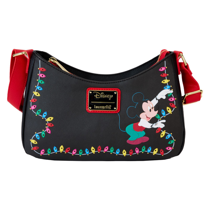 Bolso Bandolera Mickey y Amigos Decoraciones iluminado Navidad - DISNEY LOUNGEFLY