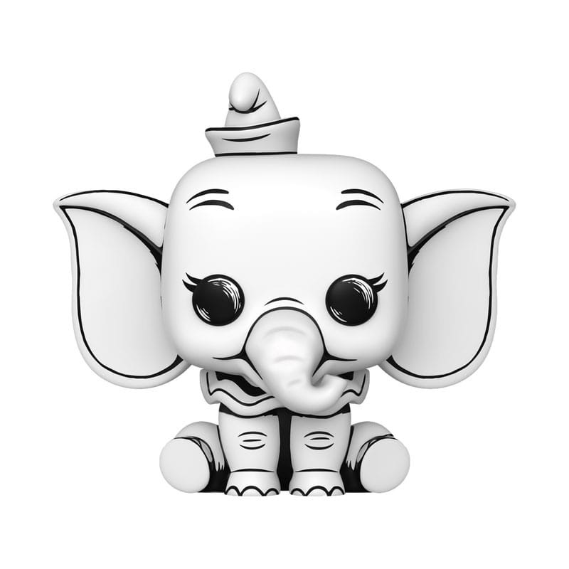 Figura de vinilo POP! de Disney Sketched - Dumbo 9 cm