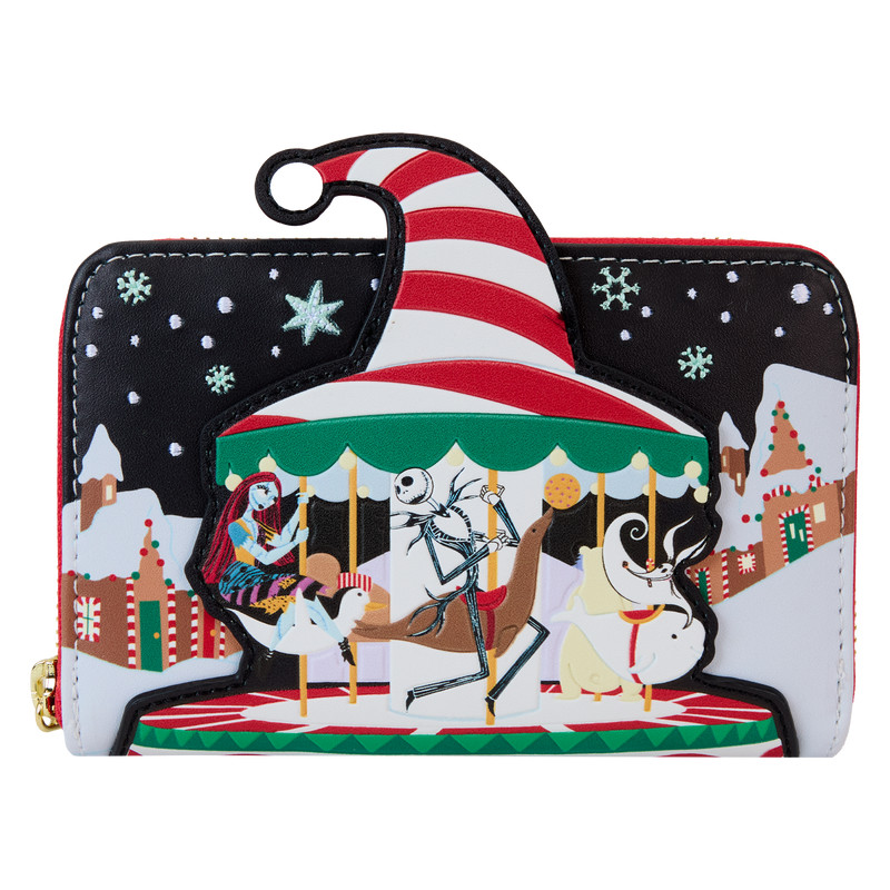 Cartera carrusel de bastones de caramelo - DISNEY LOUNGEFLY Pesadilla antes de Navidad