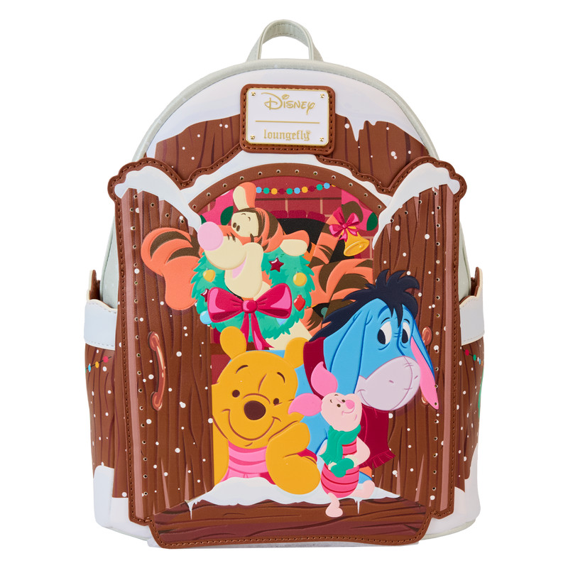 Mini Mochila iluminada saludos Navidad - DISNEY LOUNGEFLY Winnie The Pooh & Amigos