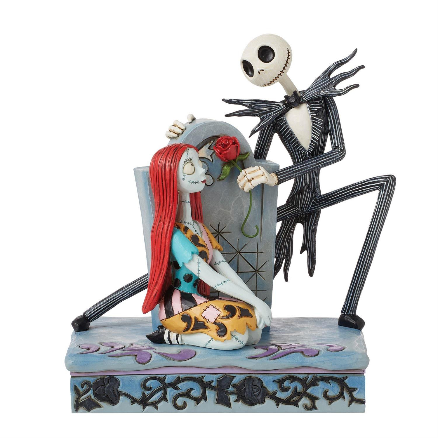 Jack y Sally en una lápida- DISNEY TRADITIONS