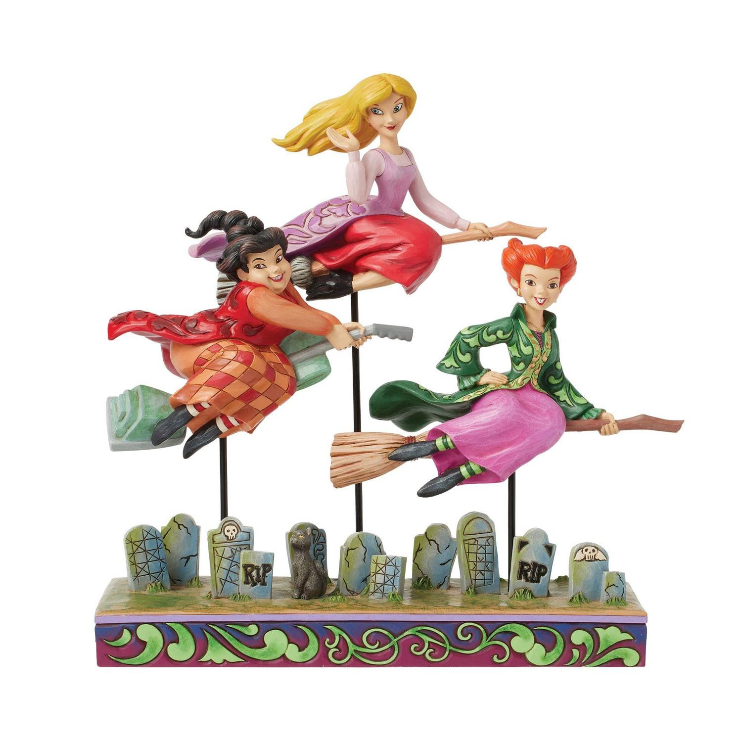 Figura de las hermanas Sanderson voladora Abracadabra - DISNEY TRADITIONS