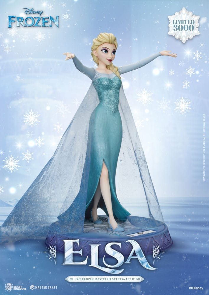 Figura de Elsa Let It Go de Disney Frozen Master Craft de 40 cm