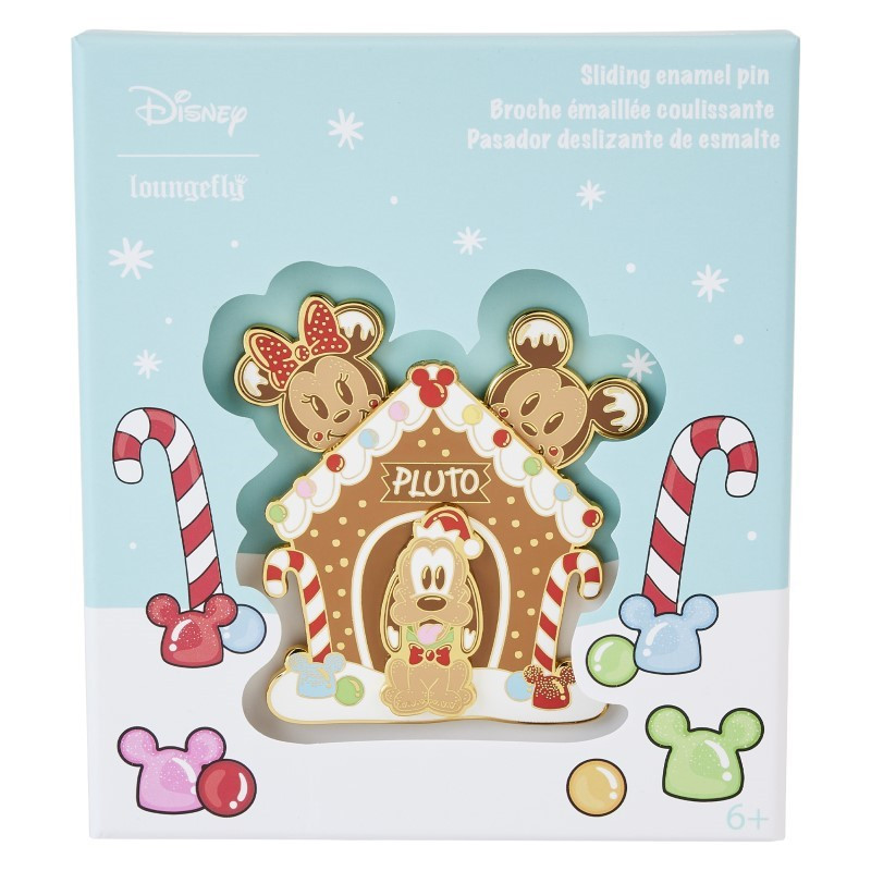 Pop Pin Casa de jengibre de Pluto Mickey y Amigos - DISNEY LOUNGEFLY